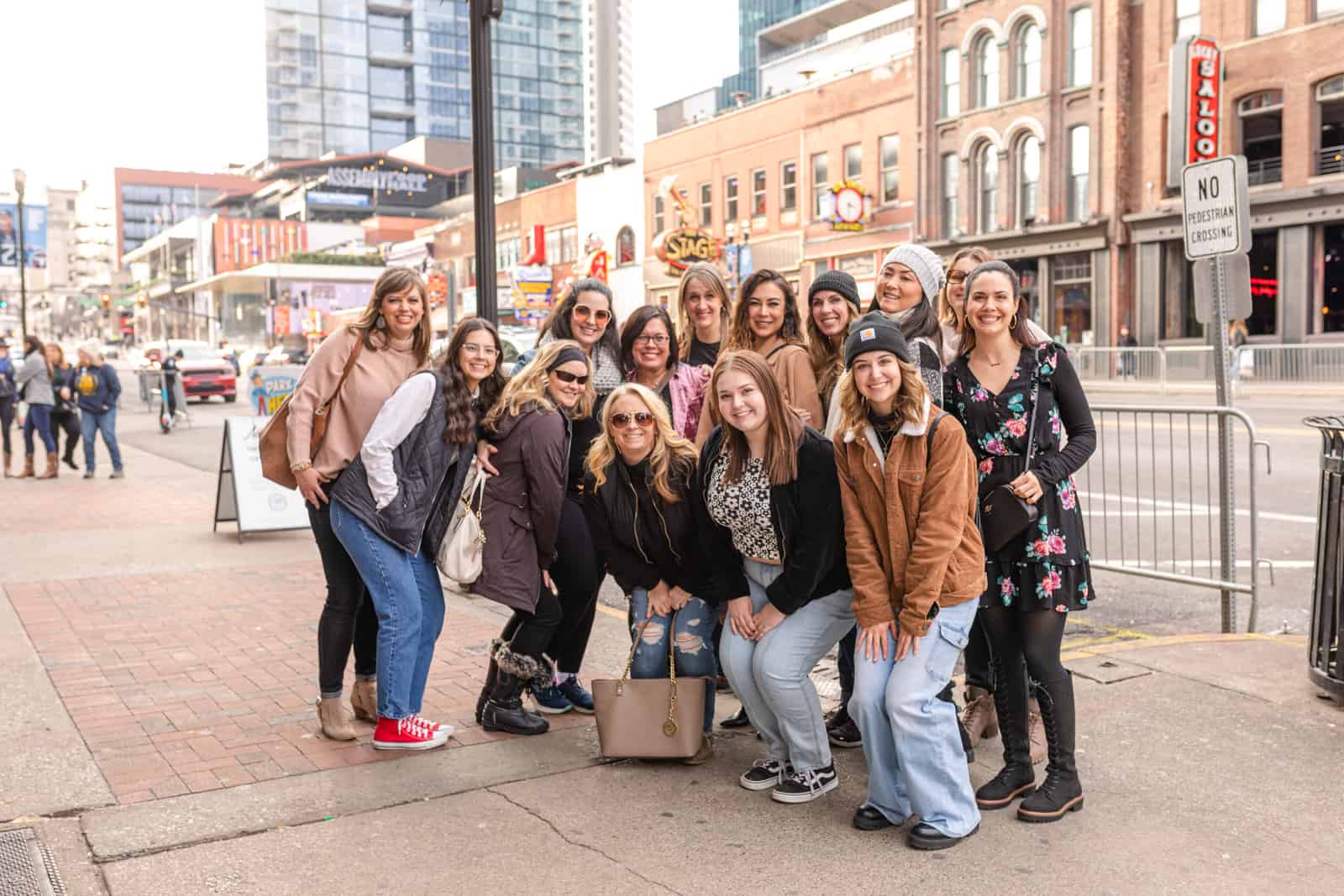 Tour group photo in Nashville